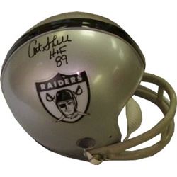 Art Shell Signed Oakland Raiders 2Bar 1963 TB Mini Helmet HOF89