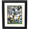 Image 1 : Gale Sayers Signed Chicago Bears 16X20 Photo Custom Framed (White Jersey Run Vs Packers)- JSA Hologr