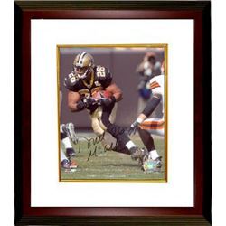 Deuce Mcallister Signed New Orleans Saints 16X20 Photo Custom Framed