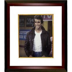 Henry Winkler Signed 16X20 Photo Custom Framed Happy Days (Fonzie/The Fonz)