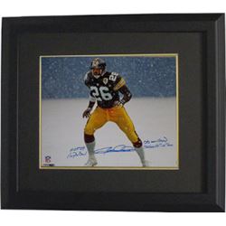 Rod Woodson Signed Pittsburgh Steelers 16X20 Photo Custom Framed 4 Stat HOF 09, 11X Pro Bowl, SB XXX