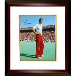 Tom Osborne Signed Nebraska Cornhuskers 16X20 Photo Custom Framed On Field (3X National Champ)