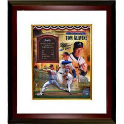 Tom Glavine Signed Atlanta Braves HOF Collage 16X20 Photo Custom Framed HOF 2014