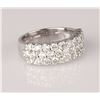 Image 1 : 3 Row Rind All White Diamond