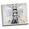 Image 1 : Pete Rose Signed 28x35 Canvas In Tunnel w/  9 Insc. ( Signed in Blue)
