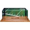 Image 1 : Football Unsigned Display Case With Wood Base