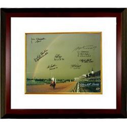 Laffit Pincay Signed Churchill Downs Kentucky Derby Winners (1984) Horse Racing Rainbow 16X20 Photo 
