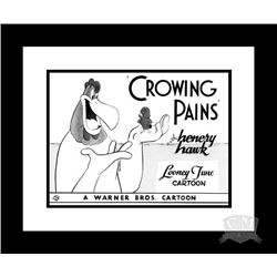 Crowing Pains With Foghorn 16X20 Lobby Card Giclee