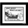 Image 1 : What's Up Doc? Bugs Bunny 16X20 Lobby Card Giclee