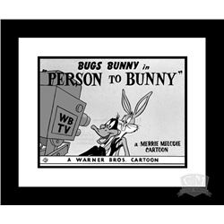 Person  To Bunny - 16X20 Lobby Card Giclee