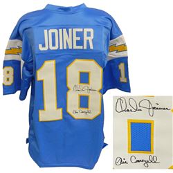 Charlie Joiner Signed Powder Blue Throwback Custom Football Jersey W/Air Coryell