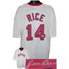 Image 1 : Jim Rice Signed Boston Red Sox White TB Prostyle Jersey- JSA Hologram