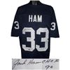 Image 1 : Jack Ham Signed Penn State Nittany Lions Navy TB Custom Jersey CHOF 90