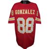 Image 1 : Tony Gonzalez Kansas City Chiefs Unsigned Red Prostyle Jersey XL