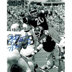 Billy Sims Signed Oklahoma Sooners Vintage B&W 8X10 Photo 78 Heisman