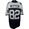 Image 1 : Jason Witten Dallas Cowboys Unsigned Thanksgiving Day Blue & White 2 Star Prostyle Jersey XL