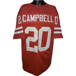 Earl Campbell Texas Longhorns Unsigned Orange TB Custom Jersey XL