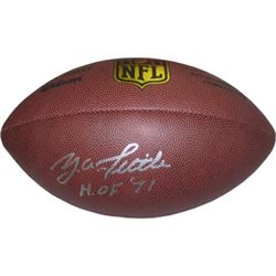 Y.A. Tittle Signed NFL Wilson Replica Composite Football HOF 71 (New York Giants)