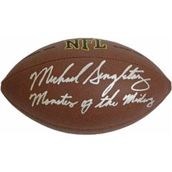 Mike Singletary Signed Wilson NFL Super Grip Full Size Rep Football Monsters Of The Middle (Chicago 