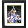 Image 1 : Jose Canseco Signed Oakland A's 8X10 Photo Custom Framed 40/40 (Gray Jersey)- JSA Hologram