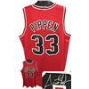 Image 1 : Scottie Pippen Signed Chicago Bulls Red Prostyle Jersey