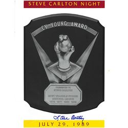 Steve Carlton Signed Steve Carlton Night Official Program July 29, 1989 Minor Bend (Phillies/Cardina