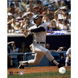 Reggie Jackson Signed New York Yankees 8X10 Photo HOF 93 (Swinging)