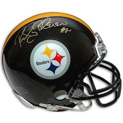 Rocky Bleier Signed Pittsburgh Steelers Mini Helmet #20 (Gold Sig)