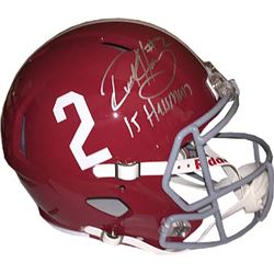 Derrick Henry Signed Alabama Crimson Tide #2 Riddell Full Size Replica Speed Helmet 15 Heisman- PSA 