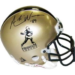 Andre Ware Signed Heisman Authentic Mini Helmet '89 (Houston Cougars)