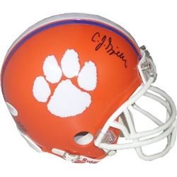 C.J. Spiller Signed Clemson Tigers Replica Mini Helmet- JSA Hologram