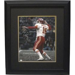 Len Dawson Signed Kansas City Chiefs 16X20 Photo Custom Framed HOF 87- JSA Hologram