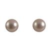 Image 1 : Sterling Silver Pink Ball Post Earrings