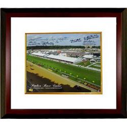 Pat Valenzuela Signed Preakness Stakes Winners Pimlico Race Course Horse Racing 16X20 Photo Custom F
