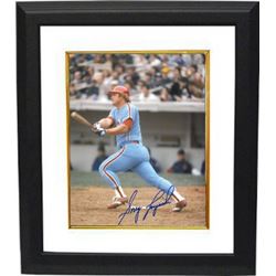 Greg Luzinski Signed Philadelphia Phillies 8X10 Photo Custom Framed