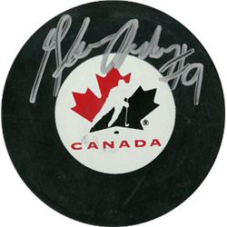 Glenn Anderson Signed Team Canada Hockey Puck