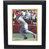 Image 1 : Pete Rose Signed Cincinnati Reds 8X10 Photo Batting Custom Framed