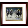 Image 1 : Laffit Pincay Signed Horse Racing 16X20 Photo W/ Cordero Custom Framed