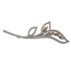 Image 1 : Sterling Silver-Cz Brooch With Champ