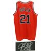 Image 1 : Jimmy Butler Signed Red Custom Basketball Jersey