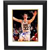 Image 1 : Christian Laettner Signed Duke Blue Devils Arms Up Celebration 8X10 Photo Custom Framed 1992 Game Wi