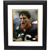 Image 1 : Brian Cushing Signed Houston Texans 8X10 Blood Photo Custom Framed- JSA Hologram