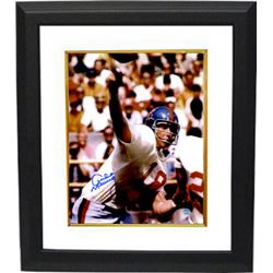Archie Manning Signed Ole Miss Rebels 8X10 Photo Custom Framed (White Jersey)- Steiner Hologram