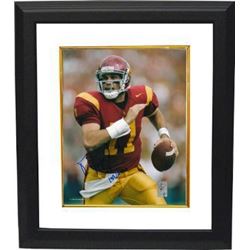 Matt Leinart Signed USC Trojans 8X10 Photo Custom Framed 04 Heisman- Leinart Hologram