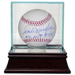 Dale Murphy Signed Official Major League Baseball NL MVP 82, 83 W/Glass Case (Atlanta Braves)- JSA H