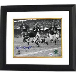 Sammy Baugh Signed Washington Redskins 8X10 Photo Custom Framed (Deceased)- PSA Hologram