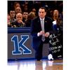 Image 1 : Mike Krzyzewski Signed Duke Blue Devils 1000Th Win 8X10 Photo  "1000Th Win 1-25-15" (Coach K)- Stein