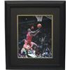 Image 1 : Craig Hodges Signed Chicago Bulls 8X10 Photo Custom Framed Vs Milwaukee Bucks (3X 3 Point Shooting C