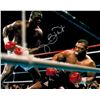 Image 1 : James Buster Douglas Signed Knocking Down Mike Tyson 8X10 Photo