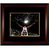 Image 1 : Patrick Ewing Signed New York Knicks 16X20 Photo Custom Framed (Arms Out)- Steiner Hologram